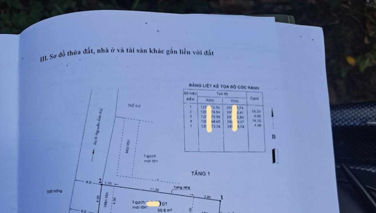 Bán nhà Tân Chánh Hiệp 3 P. Tân Chánh Hiệp Quận 12, 66m2, giảm giá còn 3.x tỷ